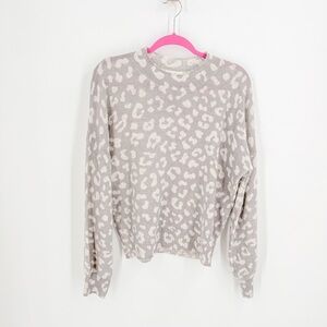 27 Miles Malibu Gray Cashmere Long Sleeve Sweater